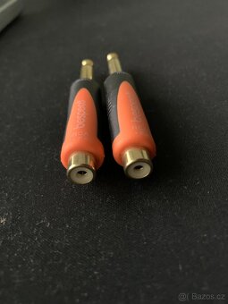 Redukce Jack 6,3 mm mono samec - samice RCA BESPECO SLAD305 - 3