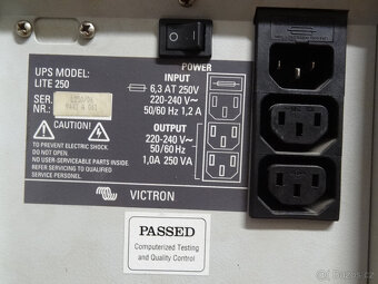 VICTRON Lite 250 UPS zalozni zdroj 250VA 230V + NOVY AKUMULA - 3