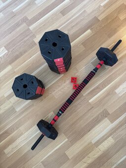 Sada činek 8x2kg 8x2.75kg 2 krátke / 1 dlouhá osa - 3