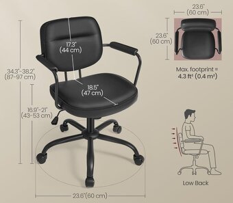 NOVÉ ERGONOMICKÉ KANCELÁŘSKÉ KŘESLO - 3