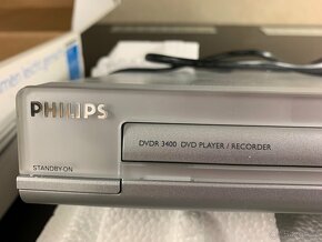 NOVÝ PHILIPS DVDR 3400 PLAYER/RECORDER - 3
