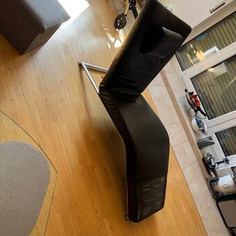 Luxusní relax polohovací křeslo KOINOR – pravá kůže, nové - 3