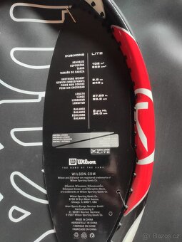 - NOVÁ – Tenisová raketa na tenis Wilson WRT6543103 - 3