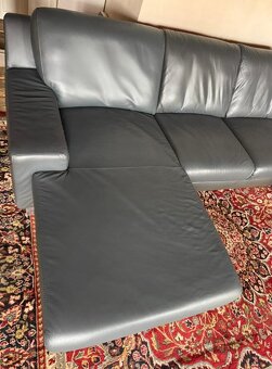 Kožená sedací souprava do U, 5210 - 3