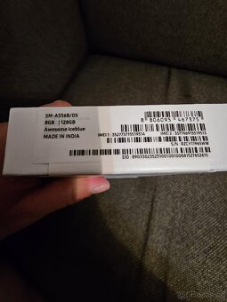 Nový Samsung A55 - záruka 24 měsíců - modrobílá - 3