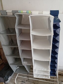 Plátěné závěsné regály Ikea. - 3