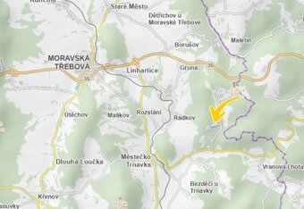 Prodej louky v k.ú. Bohdalov u Městečka Trnávky - 3