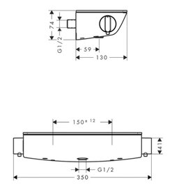 Hansgrohe EcoStat Select termostaticka baterie sprcha - 3
