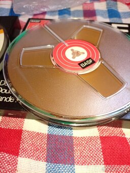 magnetofonové pásky 18cm Maxel, 15cm Basf - 3