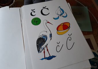 Velkoformátové retro archy abecedy 43x60 cm - 3