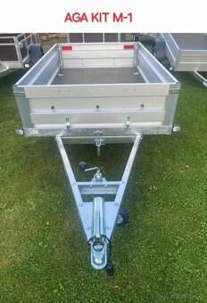 Přívěsný vozik AGA KIT M-1 Sklopný D-202,Š-123 - 3