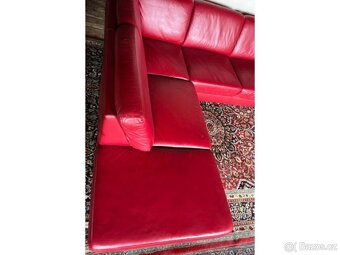 Kožená sedací souprava ve tvaru U, 3145 - 3