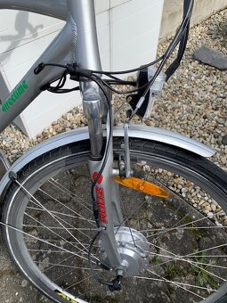 Prodám el. městské kolo, pánské, 4freetime, motor 250W - 3