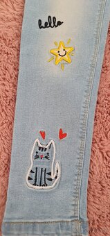 dívčí džíny PEPCO, F&F vel. 122 - 3