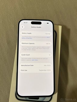 Iphone 15 128 GB jako NOVÝ - 3