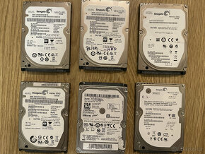 Prodám HDD 3.5" 2.5", nové i použité, dle foto - testované - 3