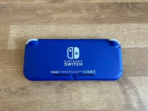 Prodám Nintendo Switch Lite modrý 64GB+ Nintendo obal - 3
