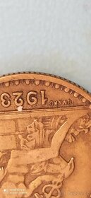 2 Franková mince z r. 1923 s chybou - 3