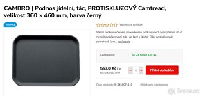 protiskluz jídelní tácy - podnosy - 30 ks - 3