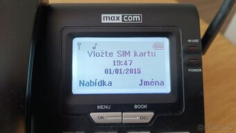 Senior telefon Maxcom MM28D HS - stolní - 3