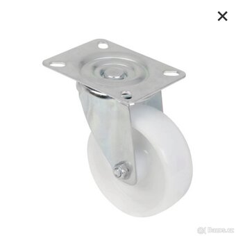 Nábytkové kolečko ⌀ 100 mm s deskou 10ks - 3