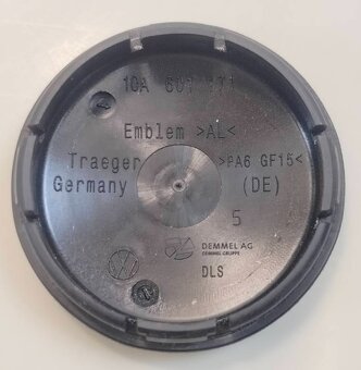 Středové originál krytky kol VW 60 mm - 3