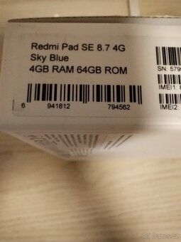 Novy fablet redmi pad se 8.7 - 3