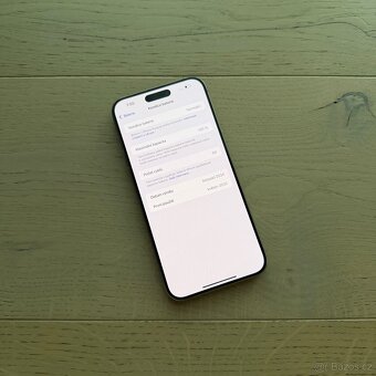 ZÁNOVNÍ APPLE IPHONE 15 PRO MAX 256GB-TITAN,BATERIE 100% - 3