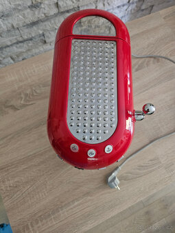Pákový kávovar SMEG retro design 50. let. červený - 3