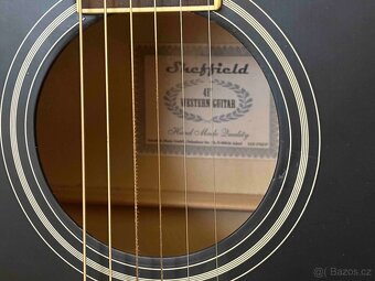 Akustická kytara Sheffield 41 Western Quitar - 3