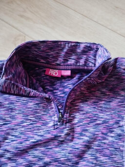 Dívčí thermo triko / mikina vel. 134/140 Crivit PRO fialové - 3