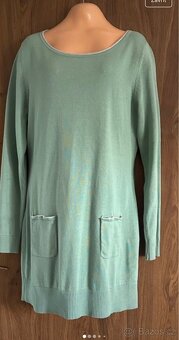 Svetr novy 40/42 odstín mátová mint - 3