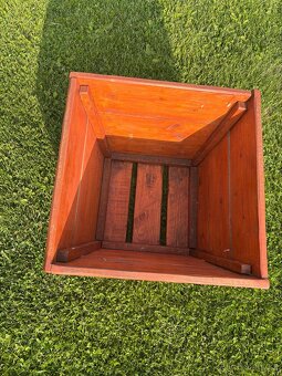 Dřevěné masivní truhlíky - 3