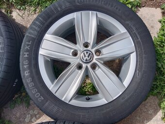 Alu kola 5x112 r16 VW Caddy a letní 205/55/16 - 3