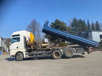 MAN nosič kontenerů + ruka, jeřáb, HNJ EFER - 3