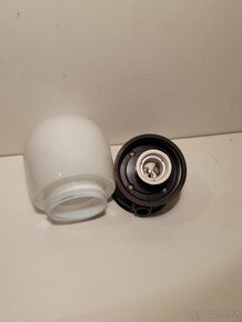 2x nástěnná industriální bakelitová lampa lampička - 3