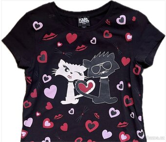 Krásné holčičí tričko Karl Lagerfeld vel.128 - 3