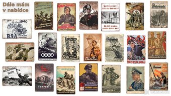 plechová cedule: Luftnachrichtenhelferin (dobová propaganda) - 3