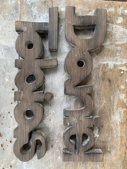 🌟 Exkluzivní ručně vyřezávané nápisy – unikátní vánoční 🎁 - 3