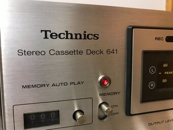 Technics Cassette deck  RS 641 Velice zachovalý stav - 3