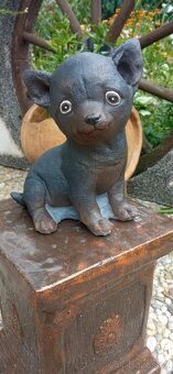 Zahradní dekorace- Soška Čivava 3 - 3