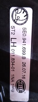 Mlhovka Škoda Octavia III 5E0941699B - 3