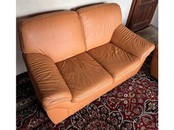 Kožená sedací souprava 2+1, 3202 - 3