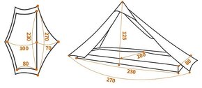 Ultralehký dvouplášťový stan Lanshan 1 - NOVÝ - 3