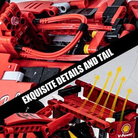 Stavebnice závodní auto F1 kompatibilní s LEGO - 3