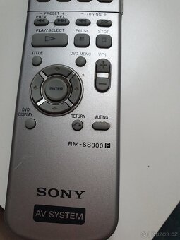 SONY RM-SS300 AV SYSTEM dálkový ovladač - 3