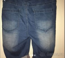 Pánské elastické kraťasy modré - 3