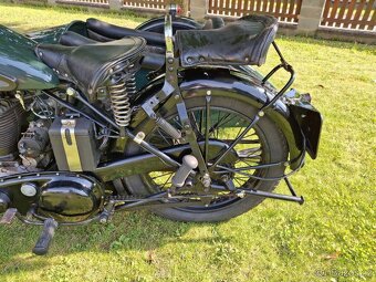 BSA m20 r.v. 1937 sidecar, s TP a SPZ - 3