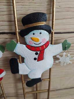 Vánoční dekorace sněhulák - 3