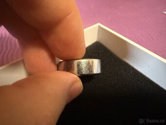 Oura Ring 3. generace – stříbrný, styl Heritage - 3